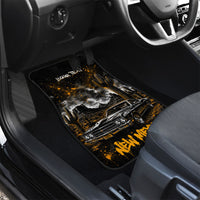 Personalized New Mexico Route 66 Classic Car Car Mats Desert Cactus Grunge Paint Splatter Vintage Road Trip