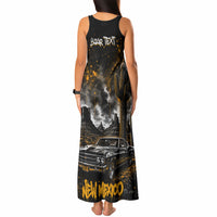 Personalized New Mexico Route 66 Classic Car Tank Maxi Dress Desert Cactus Grunge Paint Splatter Vintage Road Trip
