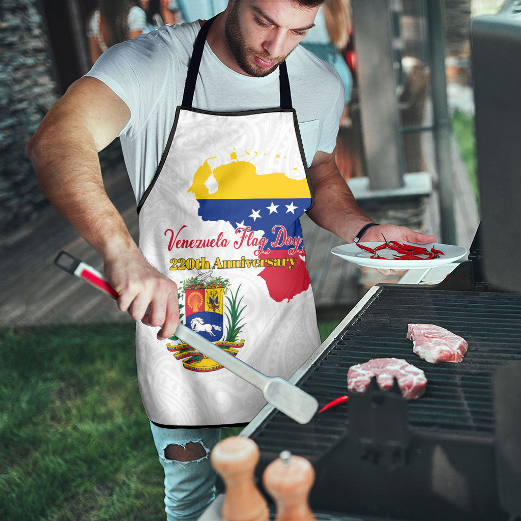 Venezuela Flag Day 220th Anniversary Apron Patriotic Map Coat Of Arms Subtle