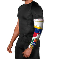 Venezuela Flag Day 220th Anniversary Arm Sleeves Patriotic Map Coat Of Arms Subtle
