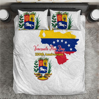 Venezuela Flag Day 220th Anniversary Bedding Set Patriotic Map Coat Of Arms Subtle
