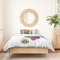 Venezuela Flag Day 220th Anniversary Bedding Set Patriotic Map Coat Of Arms Subtle