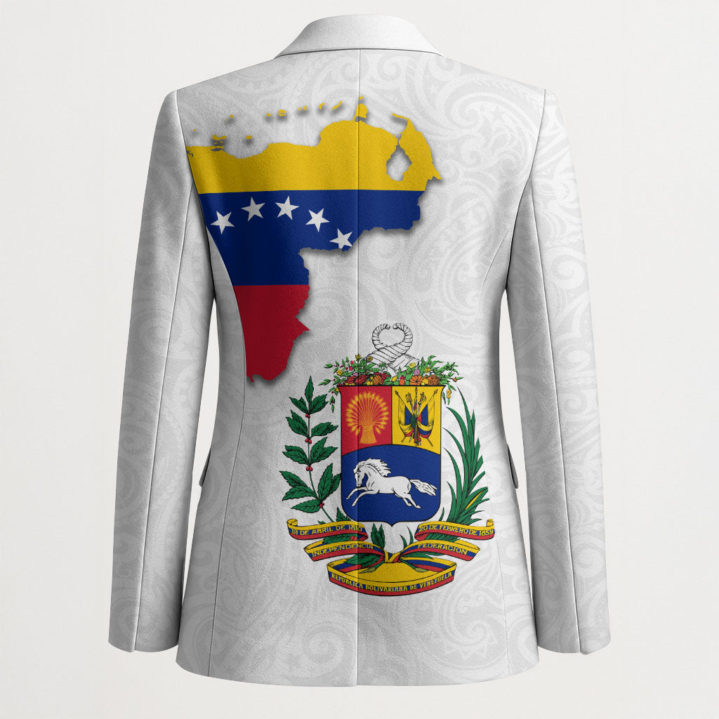 Venezuela Flag Day 220th Anniversary Blazer Patriotic Map Coat Of Arms Subtle