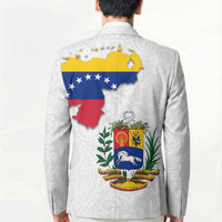 Venezuela Flag Day 220th Anniversary Blazer Patriotic Map Coat Of Arms Subtle