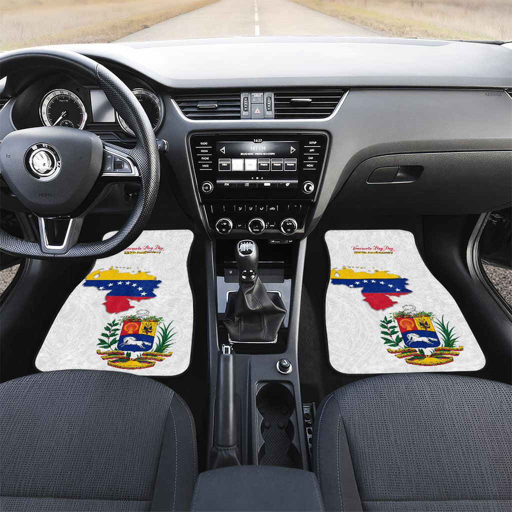 Venezuela Flag Day 220th Anniversary Car Mats Patriotic Map Coat Of Arms Subtle