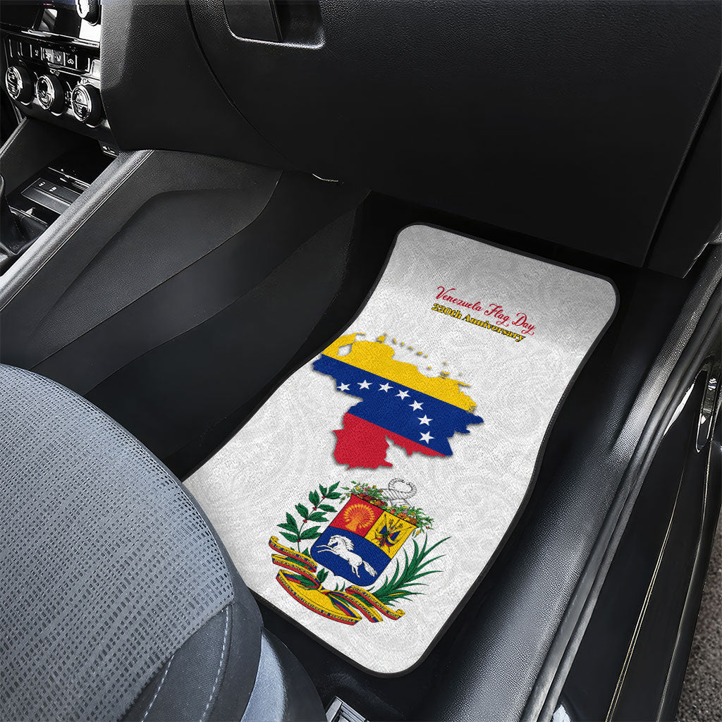 Venezuela Flag Day 220th Anniversary Car Mats Patriotic Map Coat Of Arms Subtle