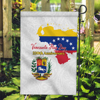 Venezuela Flag Day 220th Anniversary Garden Flag Patriotic Map Coat Of Arms Subtle