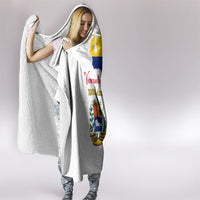 Venezuela Flag Day 220th Anniversary Hooded Blanket Patriotic Map Coat Of Arms Subtle