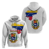 Venezuela Flag Day 220th Anniversary Hoodie Patriotic Map Coat Of Arms Subtle