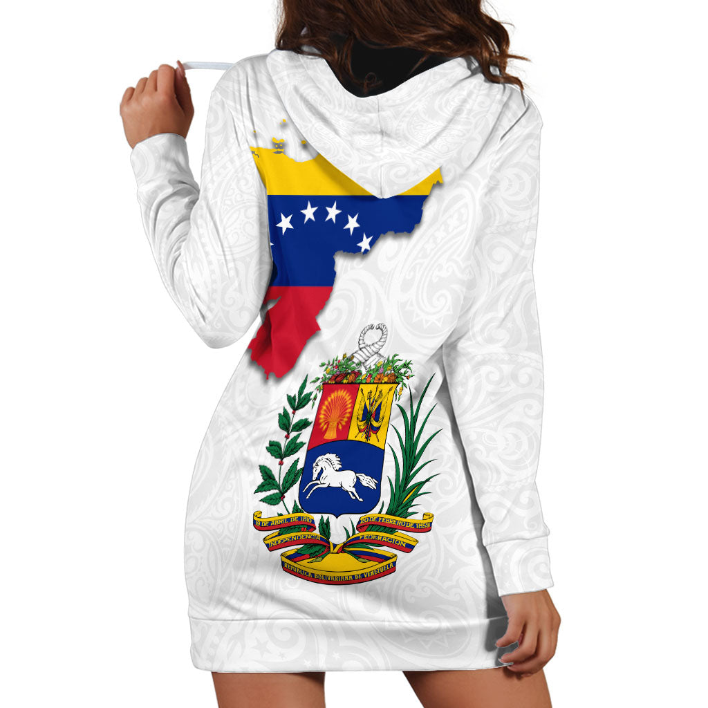 Venezuela Flag Day 220th Anniversary Hoodie Dress Patriotic Map Coat Of Arms Subtle