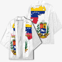 Venezuela Flag Day 220th Anniversary Kimono Patriotic Map Coat Of Arms Subtle