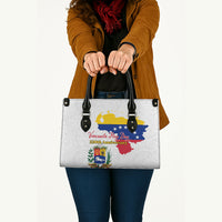 Venezuela Flag Day 220th Anniversary Leather Bag Patriotic Map Coat Of Arms Subtle