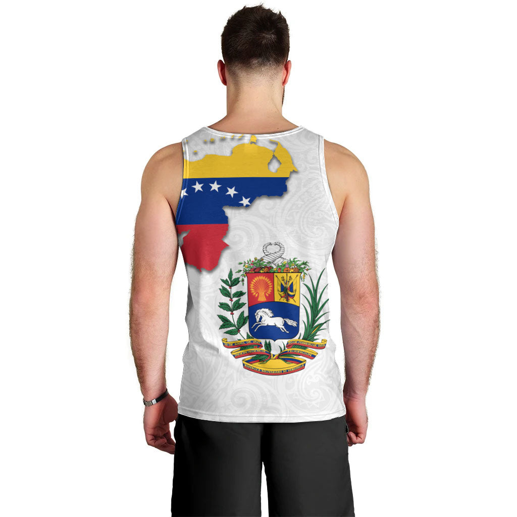 Venezuela Flag Day 220th Anniversary Men Tank Top Patriotic Map Coat Of Arms Subtle