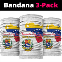 Venezuela Flag Day 220th Anniversary Neck Gaiter Patriotic Map Coat Of Arms Subtle