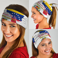 Venezuela Flag Day 220th Anniversary Neck Gaiter Patriotic Map Coat Of Arms Subtle