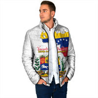Venezuela Flag Day 220th Anniversary Padded Jacket Patriotic Map Coat Of Arms Subtle