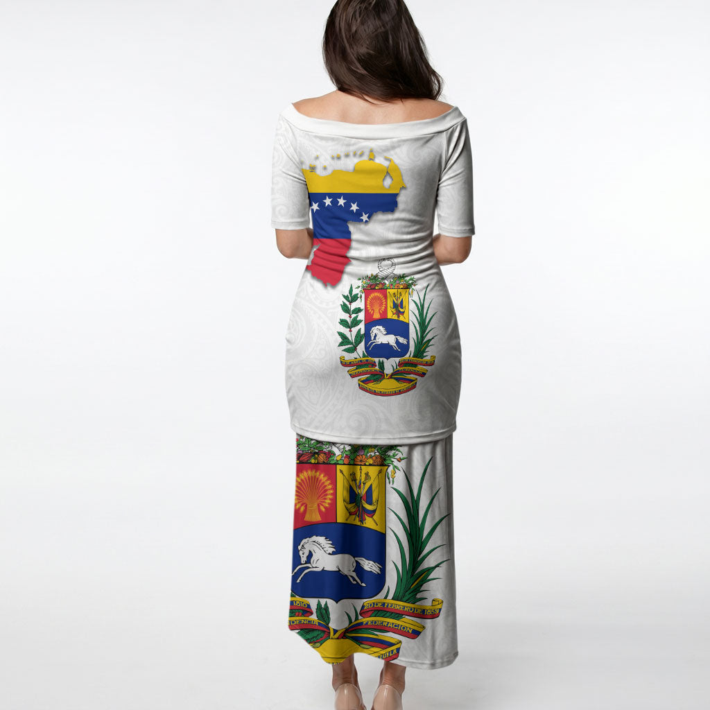 Venezuela Flag Day 220th Anniversary Puletasi Patriotic Map Coat Of Arms Subtle