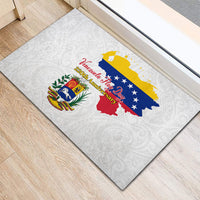 Venezuela Flag Day 220th Anniversary Rubber Doormat Patriotic Map Coat Of Arms Subtle