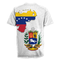 Venezuela Flag Day 220th Anniversary Rugby Jersey Patriotic Map Coat Of Arms Subtle