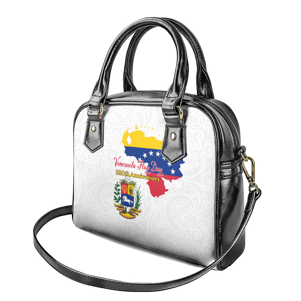 Venezuela Flag Day 220th Anniversary Shoulder Handbag Patriotic Map Coat Of Arms Subtle