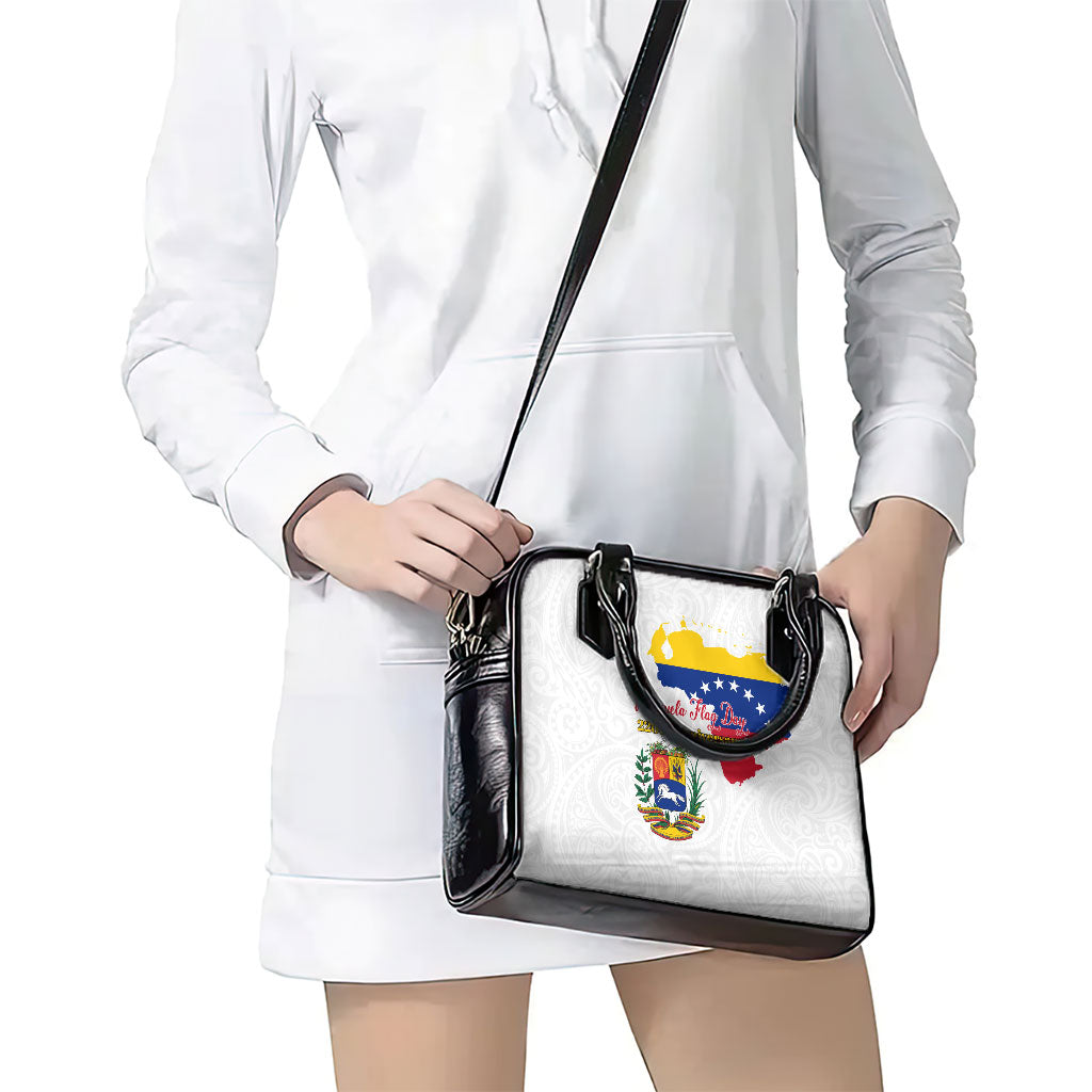 Venezuela Flag Day 220th Anniversary Shoulder Handbag Patriotic Map Coat Of Arms Subtle