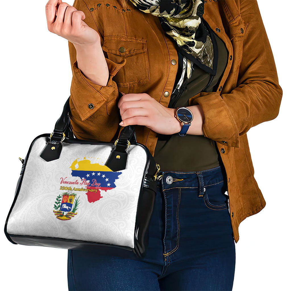 Venezuela Flag Day 220th Anniversary Shoulder Handbag Patriotic Map Coat Of Arms Subtle