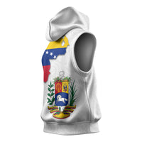 Venezuela Flag Day 220th Anniversary Sleeveless Hoodie Patriotic Map Coat Of Arms Subtle