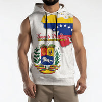 Venezuela Flag Day 220th Anniversary Sleeveless Hoodie Patriotic Map Coat Of Arms Subtle