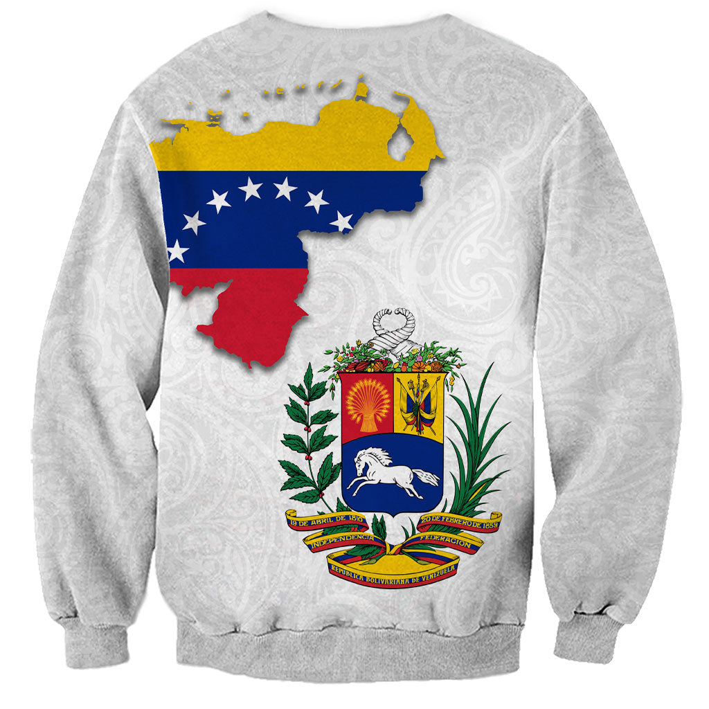 Venezuela Flag Day 220th Anniversary Sweatshirt Patriotic Map Coat Of Arms Subtle
