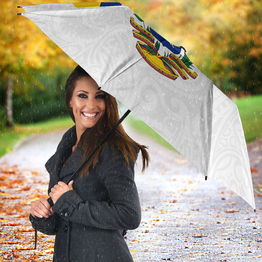 Venezuela Flag Day 220th Anniversary Umbrella Patriotic Map Coat Of Arms Subtle
