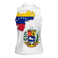 Venezuela Flag Day 220th Anniversary Women Sleeveless Polo Shirt Patriotic Map Coat Of Arms Subtle