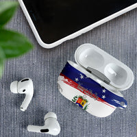 Venezuela Flag Day AirPods Case 220th Anniversary Coat Of Arms Palm Tree Silhouette