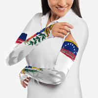 Venezuela Flag Day Arm Sleeves 220th Anniversary Coat Of Arms Palm Tree Silhouette