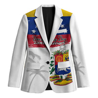 Venezuela Flag Day Blazer 220th Anniversary Coat Of Arms Palm Tree Silhouette