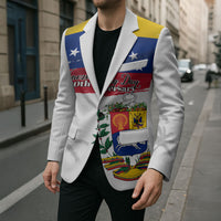 Venezuela Flag Day Blazer 220th Anniversary Coat Of Arms Palm Tree Silhouette