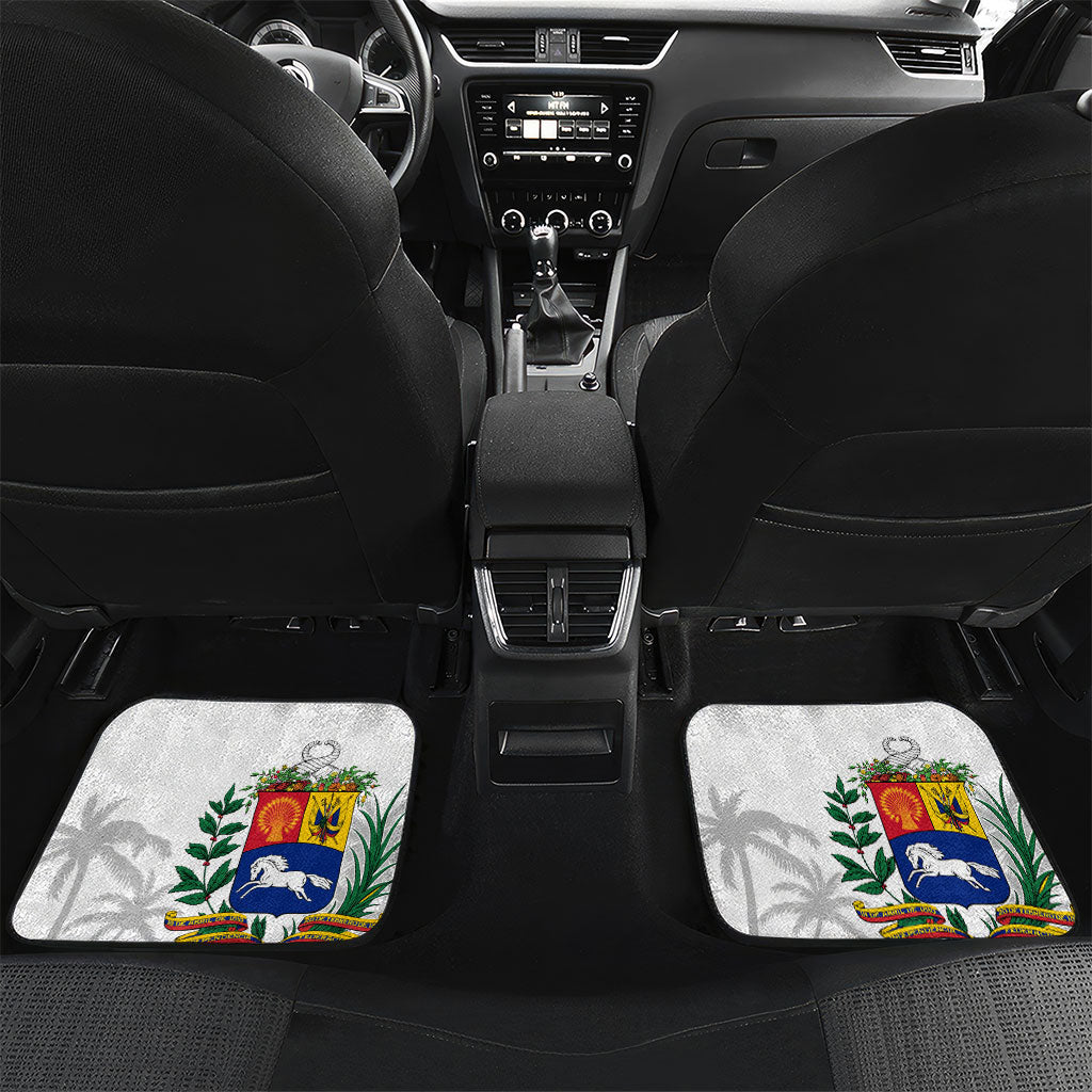 Venezuela Flag Day Car Mats 220th Anniversary Coat Of Arms Palm Tree Silhouette