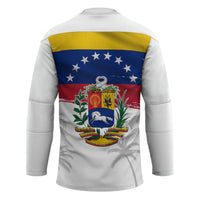 Venezuela Flag Day Hockey Jersey 220th Anniversary Coat Of Arms Palm Tree Silhouette
