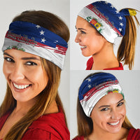Venezuela Flag Day Neck Gaiter 220th Anniversary Coat Of Arms Palm Tree Silhouette