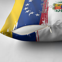Venezuela Flag Day Pillow Cover 220th Anniversary Coat Of Arms Palm Tree Silhouette