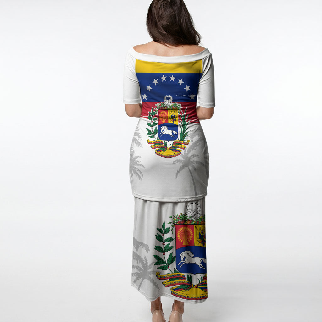 Venezuela Flag Day Puletasi 220th Anniversary Coat Of Arms Palm Tree Silhouette