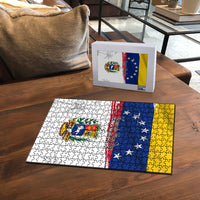 Venezuela Flag Day Puzzle 220th Anniversary Coat Of Arms Palm Tree Silhouette