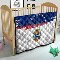 Venezuela Flag Day Quilt 220th Anniversary Coat Of Arms Palm Tree Silhouette