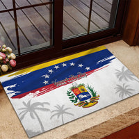 Venezuela Flag Day Rubber Doormat 220th Anniversary Coat Of Arms Palm Tree Silhouette
