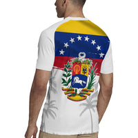 Venezuela Flag Day Rugby Jersey 220th Anniversary Coat Of Arms Palm Tree Silhouette