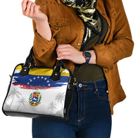 Venezuela Flag Day Shoulder Handbag 220th Anniversary Coat Of Arms Palm Tree Silhouette