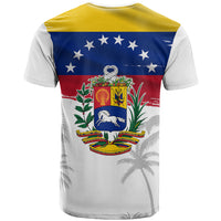 Venezuela Flag Day T Shirt 220th Anniversary Coat Of Arms Palm Tree Silhouette