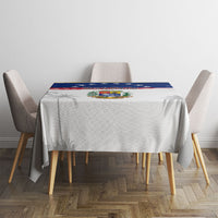 Venezuela Flag Day Tablecloth 220th Anniversary Coat Of Arms Palm Tree Silhouette