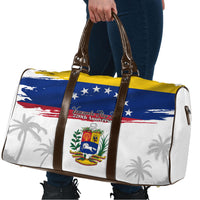 Venezuela Flag Day Travel Bag 220th Anniversary Coat Of Arms Palm Tree Silhouette