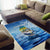 Mahi Mahi and Tuna Fish Area Rug Fishing Ocean Water Background and Nautical Compass Elements - Wonder Print Shop