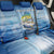 Mahi Mahi and Tuna Fish Back Car Seat Cover Fishing Ocean Water Background and Nautical Compass Elements - Wonder Print Shop